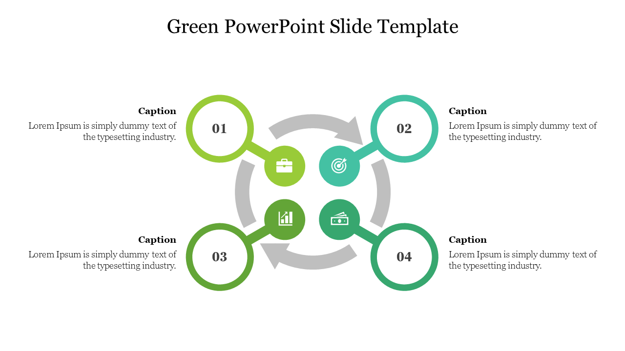 Green PowerPoint Slide Template